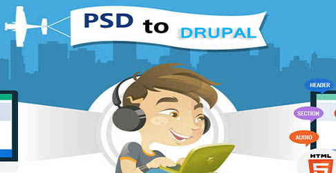 PSD to Drupal PSD to CMS